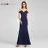 Evening Dresses Ever Pretty Women V-neck Empire Waist Burgundy Wine Red EP08500 2018 Special Occasion Evening Dress Party Dress