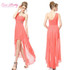 Evening Dresses Ever-Pretty EP08100 Sexy One Shoulder Chiffon Fashion Hi-low  2016 Fashion Vestidos Evening Dresses