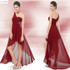 Evening Dresses Ever-Pretty EP08100 Sexy One Shoulder Chiffon Fashion Hi-low  2016 Fashion Vestidos Evening Dresses