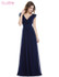 Evening Dresses Ever Pretty Women V-neck Empire Waist Burgundy Wine Red  HE08500 2017 Special Occasion Evening Dress