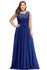 Evening Dress Plus size Sleeveleless Lace Chiffon evening dresses long 2018 Cheap Party Dresses Formal Gown vestido de festa