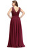 Evening Dress Plus size Sleeveleless Lace Chiffon evening dresses long 2018 Cheap Party Dresses Formal Gown vestido de festa