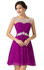 Grace Karin Short Prom Dresses 2017 Knee Length  Blue Violet Purple Dance Sexy Homecoming Gown Beading Chiffon Prom Dress 2017