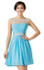 Grace Karin Short Prom Dresses 2017 Knee Length  Blue Violet Purple Dance Sexy Homecoming Gown Beading Chiffon Prom Dress 2017