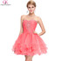 Grace Karin Short Cocktail Party Dress 2017 New Knee Length Ball Gown Homecoming Graduation Dress Beaded Short Prom Dresses 6077