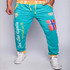 2016 Slim Drawstring elastic waist Brand Sweatpants Trousers Men Harem Pants, Men'S Big Pocket Man Cargo Joggers