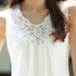 2016 Women Summer Cool Blouse Shirt Blusas Femininas Tops Fashion Sleeveless Vest Chiffon Shirts Fashion Plus Size 6XL White
