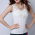 2016 Women Summer Cool Blouse Shirt Blusas Femininas Tops Fashion Sleeveless Vest Chiffon Shirts Fashion Plus Size 6XL White