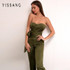 2016 Women New Fashion Rompers and Jumpsuit Womens Sexy Sleeveless Playsuit Bodysuits Elegant Bandage Jumpsuits