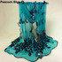 2016 Women Chic Peacock Flower Embroidered Lace Scarf Long Soft  Shawl Stole Pashmina  8OA4