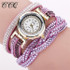 CCQ Luxury Brand Fashion Rhinestone Bracelet Wristwatch Women Ladies Girls Quartz Watch Casual Clock Relogio Feminino Gift 1739