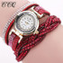 CCQ Luxury Brand Fashion Rhinestone Bracelet Wristwatch Women Ladies Girls Quartz Watch Casual Clock Relogio Feminino Gift 1739