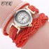 CCQ Luxury Brand Fashion Rhinestone Bracelet Wristwatch Women Ladies Girls Quartz Watch Casual Clock Relogio Feminino Gift 1739