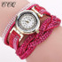 CCQ Luxury Brand Fashion Rhinestone Bracelet Wristwatch Women Ladies Girls Quartz Watch Casual Clock Relogio Feminino Gift 1739