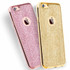 Luxury Clear TPU Phone Case For iPhone 7 & 7 Plus 6 6s 6 Plus SE 5 5s Silicone Soft Plating Back Cover With Bling Card