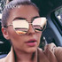 Luxury Cat Eye Sunglasses Women Brand Designer Vintage Aviator Sun Glasses Women Lady Female Sunglass Mirror Lunettes de soleil