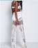 OMILKA 2017 Summer Women Lace Hollow Out See Through Mesh Pants Sexy Black White High Waist Flare Loose Nightclub Beach Trousers