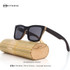 KITHDIA TOP Black Wooden Sunglasses Handmade Natural Skateboard Wooden Sunglasses Men Women Wooden polarized sunglasses