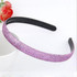 2 pcs Fashion Women Lady Girls Glitter Headbands Sparkling Hoop Hair Leather Plastic Hair Band Hair Accessories