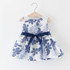 VIMIKID Baby Dress Floral Sleeveless Party Dresses For Girls Cotton Bebe Dress Kids Princess Dress Summer Costumes