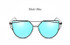 VictoryLip Women Brand Designer Cat Eye Mirror Sunglasses Rose Gold super star Lady Fashion Sun Glasses Female 2017 Newest