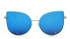 VictoryLip 2016 New Cat eye Brand Designer Sunglasses Women FeMale Fashion  Metal Frame Lady UV400 Mirror Gothic Sun Glasses