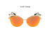 VictoryLip 2017 Fashion Cat Eye Rose Gold Mirror Sunglasses Women Brand Designer Metal Frame Lady Sun Glasses  Cateye Female