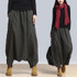 SCUWLINEN 2017 Linen Casual Pants Personality Loose Harem Pants Plus Size Elastic Waist Women's Pants Trousers for Women S10