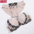 DKERT Embroidery Bra Big Size BCD Cup Bra Brief Sets Sexy Lace Cotton Women Bra Set Push Up Brassiere And Panty Set Underwear
