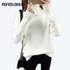 Refeeldeer New Loose Thick Warm Winter Sweater Women Turtleneck 2017 Knit Tricot Jumper Women Sweaters And Pullovers Female Tops