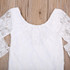 Lace Flower Baby Girl clothes 2017 Newborn Infant Toddler Romper Kids Summer Outfit sunsuit