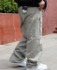 Big Size Cargo Pants Men Hip Hop Harem Trousers Casual Loose Wide Leg Pockets Pants