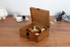 Stylish Vintage Wooden Box Wooden box with Lock Jewelry Treasure Chest Case Organizer Manual Wood Box Desktop Storage Box 0.85KG