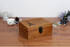 Stylish Vintage Wooden Box Wooden box with Lock Jewelry Treasure Chest Case Organizer Manual Wood Box Desktop Storage Box 0.85KG