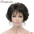 StrongBeauty Short Curly Synthetic Wigs Heat Resistant Full Capless Hair Women Wig