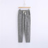 Striped Pants Casual Trousers Loose Straight Cotton Pants Mid-waist Pocket Full Length Women Pants Pantalon Femme Plus Size 2017