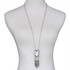 Chicnico Fashion Silver Tassels Necklace