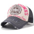 Travel style fashion  visor Women's Adjustable Mesh Baseball Cap Snapback Hip-hop Hat Flattened Hat