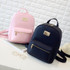 Rusoonnic Leather Backpack Women Backpack Black Pu Bagpack School Bags for girls Mochila Feminina mochila escolar