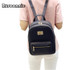 Rusoonnic Leather Backpack Women Backpack Black Pu Bagpack School Bags for girls Mochila Feminina mochila escolar