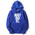 RUMEIAI New Men Hoodies Just Do It Letter Printed Casual Hoodies Mens Fleece Fashion Hip Hop Hoody Mens Hoodies sweatshirt