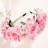 New Flower Garland Floral Bride Headband Hairband Wedding Party Prom Festival Decor Princess Floral Wreath Headpiece BZ678647