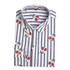 New Floral Cotton Women Shirts Casual Cherry Shirt Turn-Down Collar Blouses Cherry Long Sleeve Shirt Women Fashion Clothing 2017