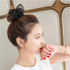 New Korean Cute Black Rabbit Ear Hair Bows Elastic Hair Bands Girls Hair Rope Women Ties Ponytail Rubber Band Hair Accessories