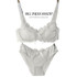 Fashion lace underwear bra set plus size push up sexy bra ultra-thin thin transparent temptation