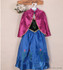 Fashion Green Custom Anna&amp;Elsa Girls Princess Dress Kids Girl Vestidos Baby Children Cosplay Dresses Pincess Party Kids Dresses