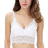 Hot Selling 2017 Sexy Women Lace Bras V-Neck Vest Crochet Bralette Bralet Bra Bustier Crop Top Floral Cami Padded Tank Tops