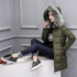 Fitaylor Winter Jacket Women Real Fox Fur Collar Slim Parkas 90% White Duck Down Medium Long Snow Overcoat Army Green Pink Coats