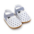 First Walkers Newborn Baby Girl Soft Sole Shoes Infant Toddler Lace Striped Print Crib Shoes 0-18M