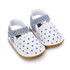 First Walkers Newborn Baby Girl Soft Sole Shoes Infant Toddler Lace Striped Print Crib Shoes 0-18M